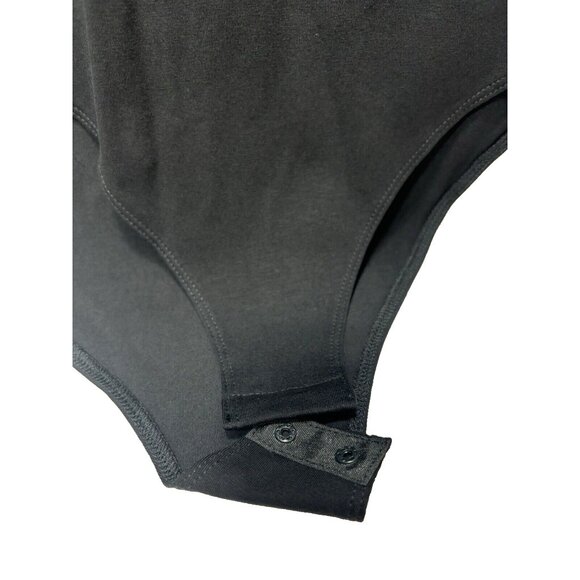 Women's Small Black Long Sleeve Bodysuit – Round Neck & Comfortable Fit New - Picture 4 of 7